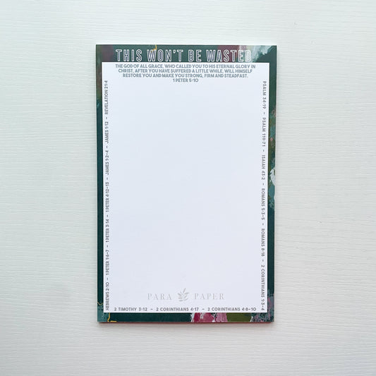 Notepad - Sufferings Won't Be Wasted