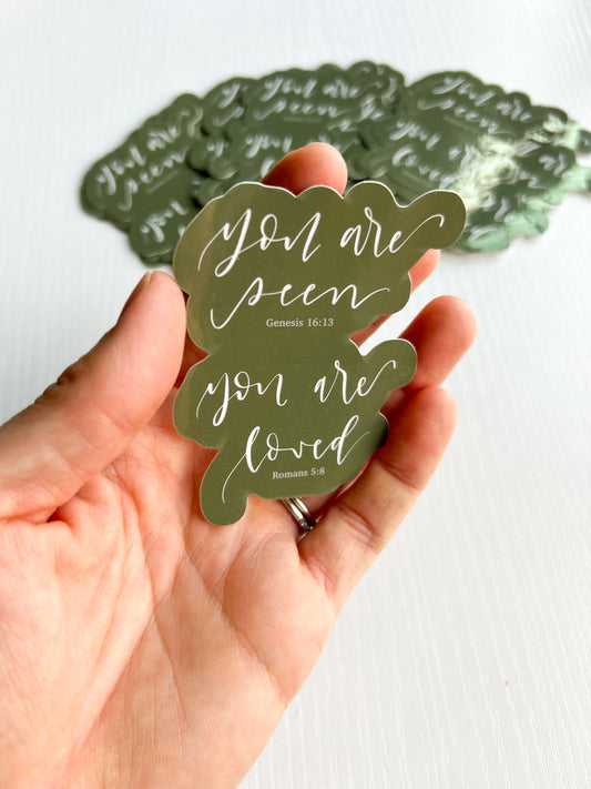 Sticker: Seen and Loved
