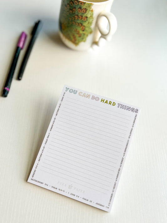 Notepad Mini - You Can Do Hard Things