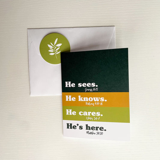 Sees Knows Cares Here