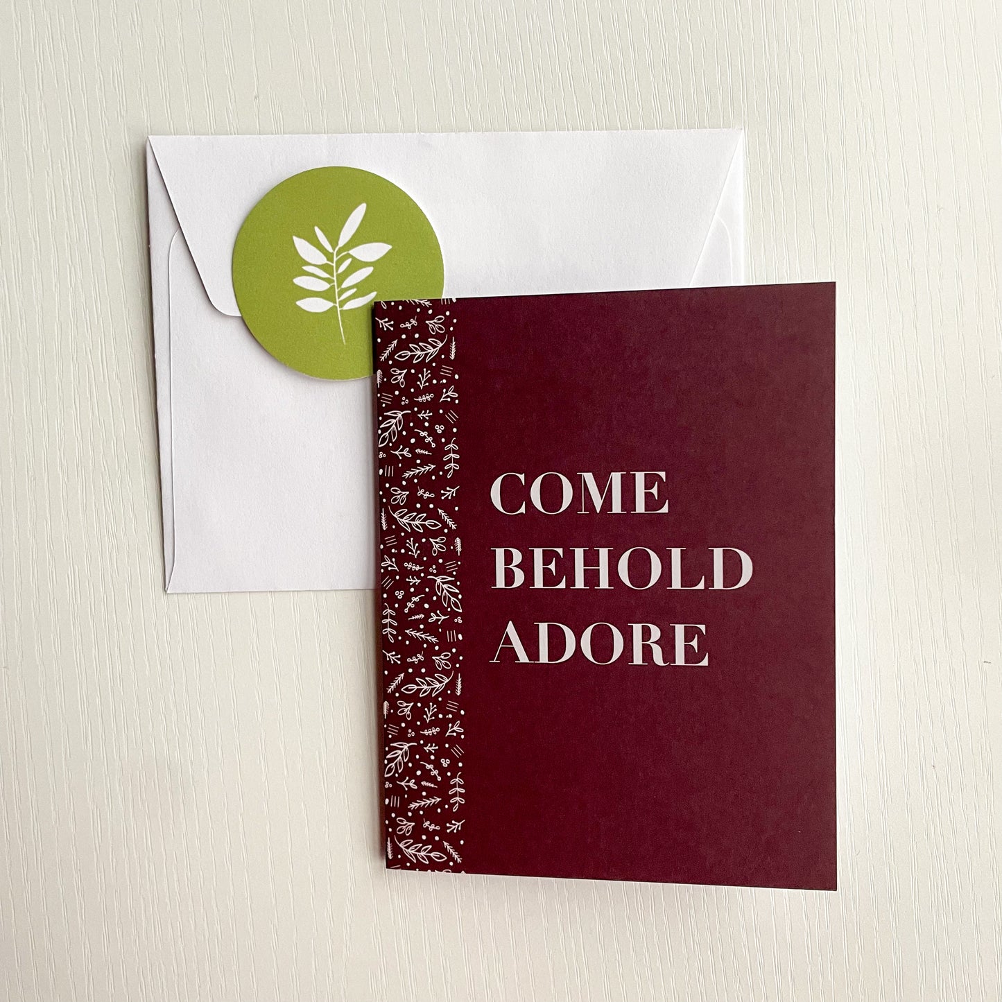 Christmas: Come Behold Adore