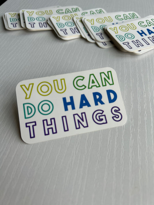 Sticker: Hard Things