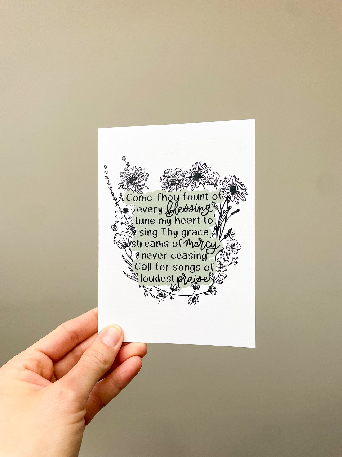 Hymn Floral: Come Thou Fount