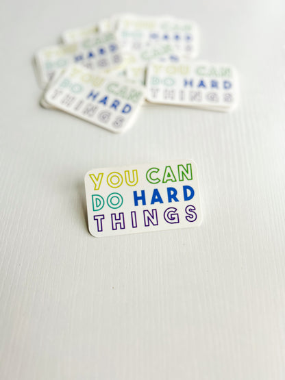 Sticker: Hard Things