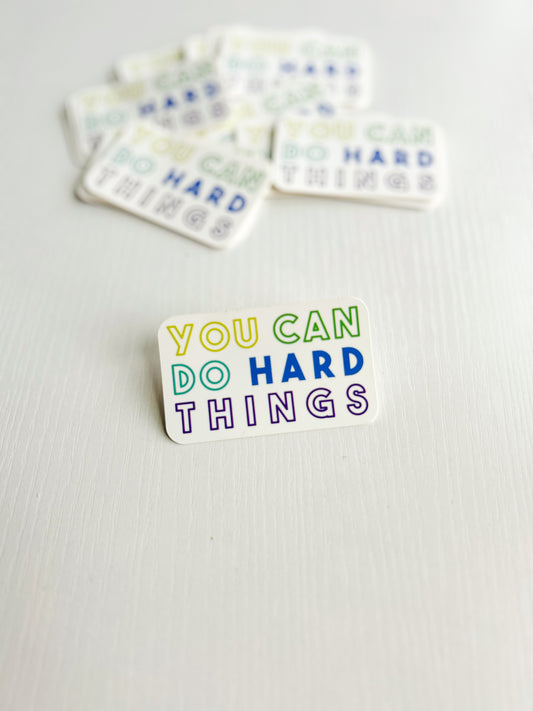 Sticker: Hard Things
