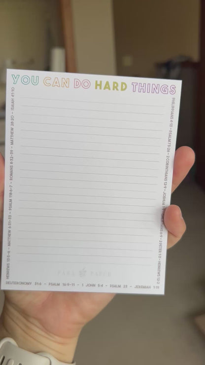 Notepad Mini - You Can Do Hard Things
