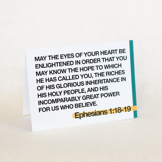 Ephesians 1:18-19
