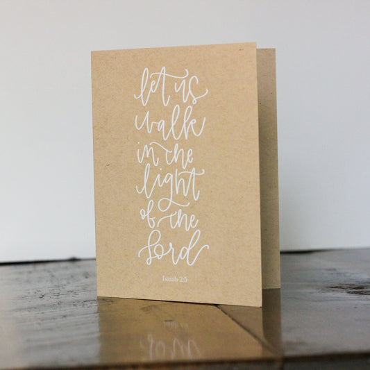 Walk in light // Is. 2:5